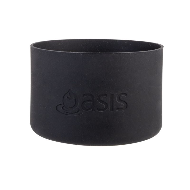 Oasis silicone bumper to fit Oasis Challenger 550ml sports bottle - Black.