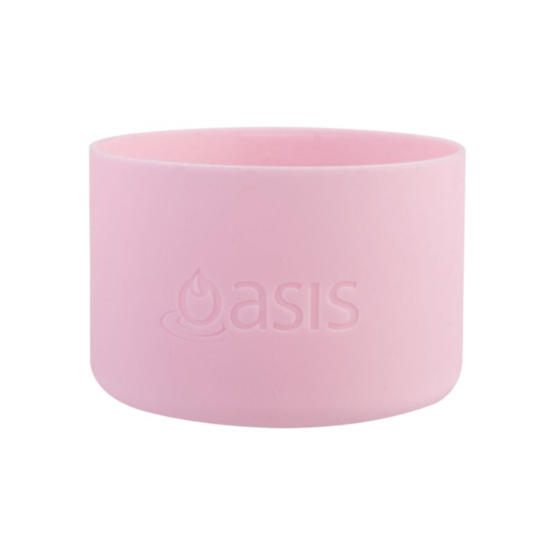 Oasis silicone bumper to fit Oasis Challenger 550ml sports bottle - Carnation.