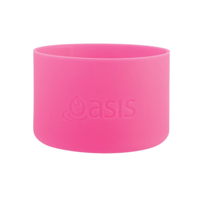 Oasis silicone bumper to fit Oasis Challenger 550ml sports bottle - Neon Pink.
