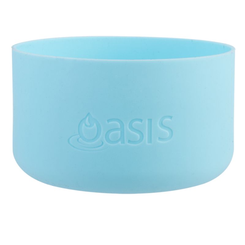 Oasis silicone bumper to fit sports bottle 780ml - Island Blue.