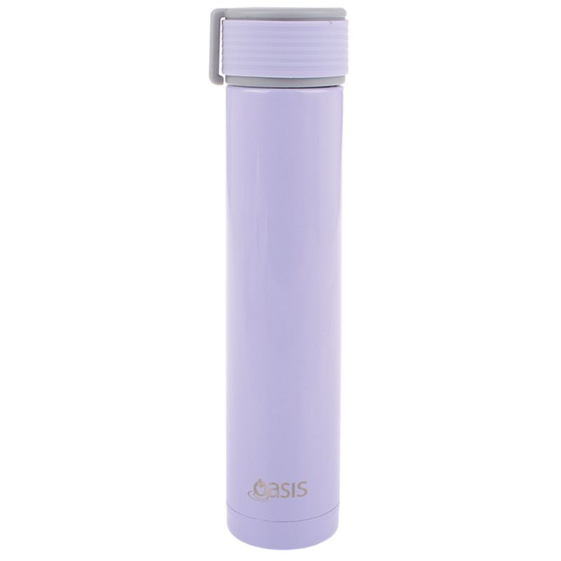 250ml Oasis Skinni Mini double walled insulated stainless steel drink bottle - Lilac.