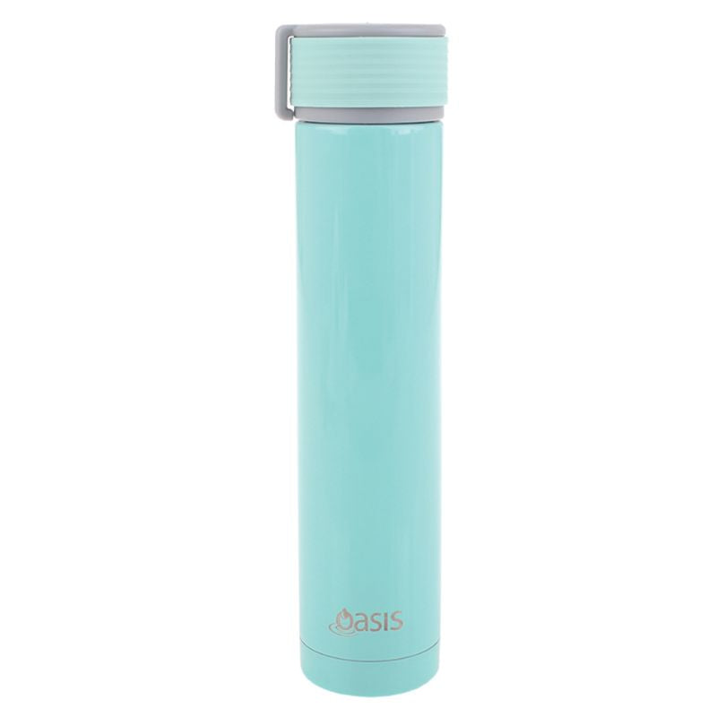 250ml Oasis Skinni Mini double walled insulated stainless steel drink bottle - Spearmint.