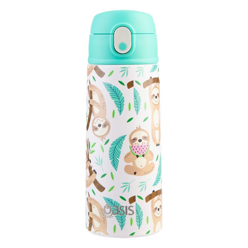 Oasis stainless steel double wall insulated kid's drink bottle with sipper 550ml