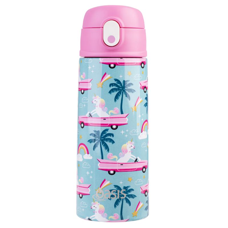 Oasis stainless steel double wall insulated kid's drink bottle with sipper 550ml