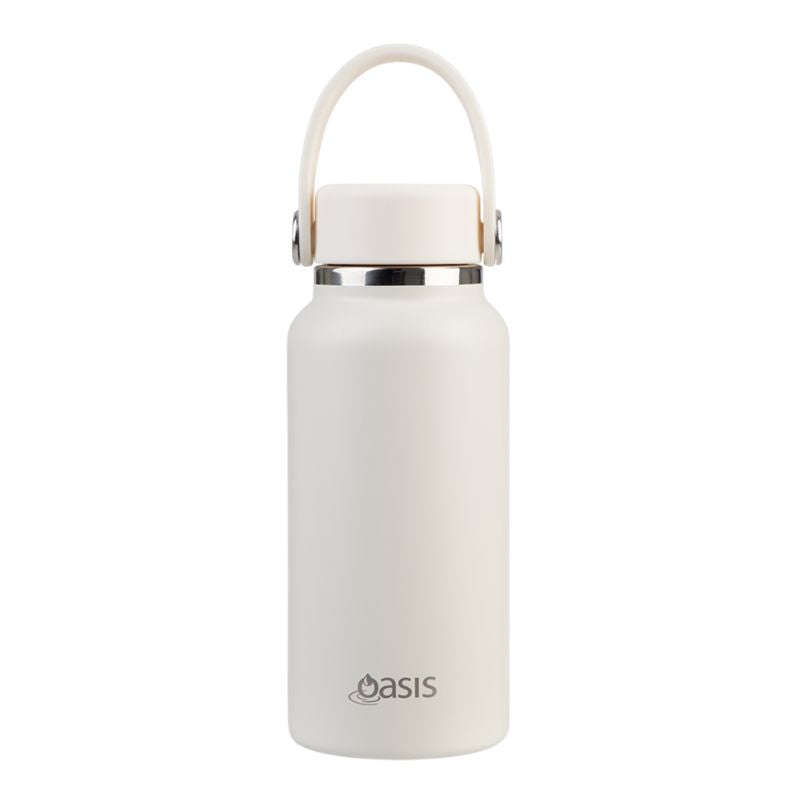 Oasis stainless steel double wall insulated mini bottle 300ml - Alabaster.