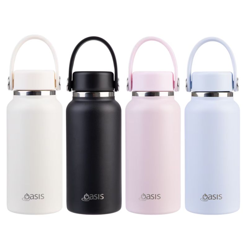 Oasis stainless steel double wall insulated mini bottle 300ml - mixed photo.