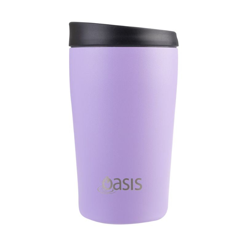Oasis stainless steel double wall insulated travel cup -380ml - Lavender.