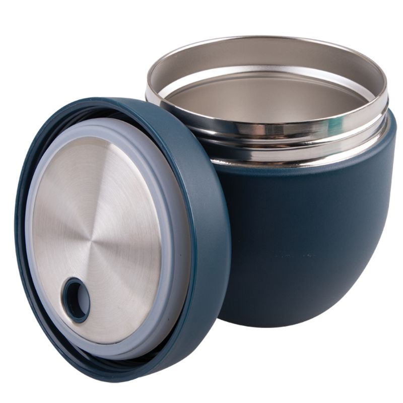 Oasis stainless steel insulated food pod jar - insulated thermos 470ml - Navy.