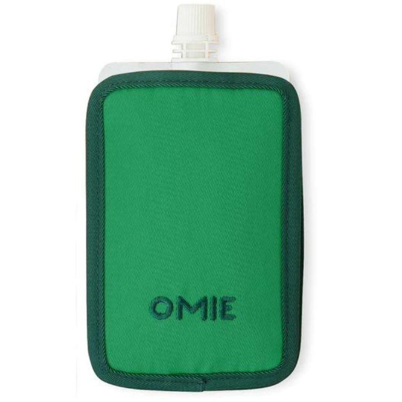 Omie OmieChill freezable food pouch - Green.