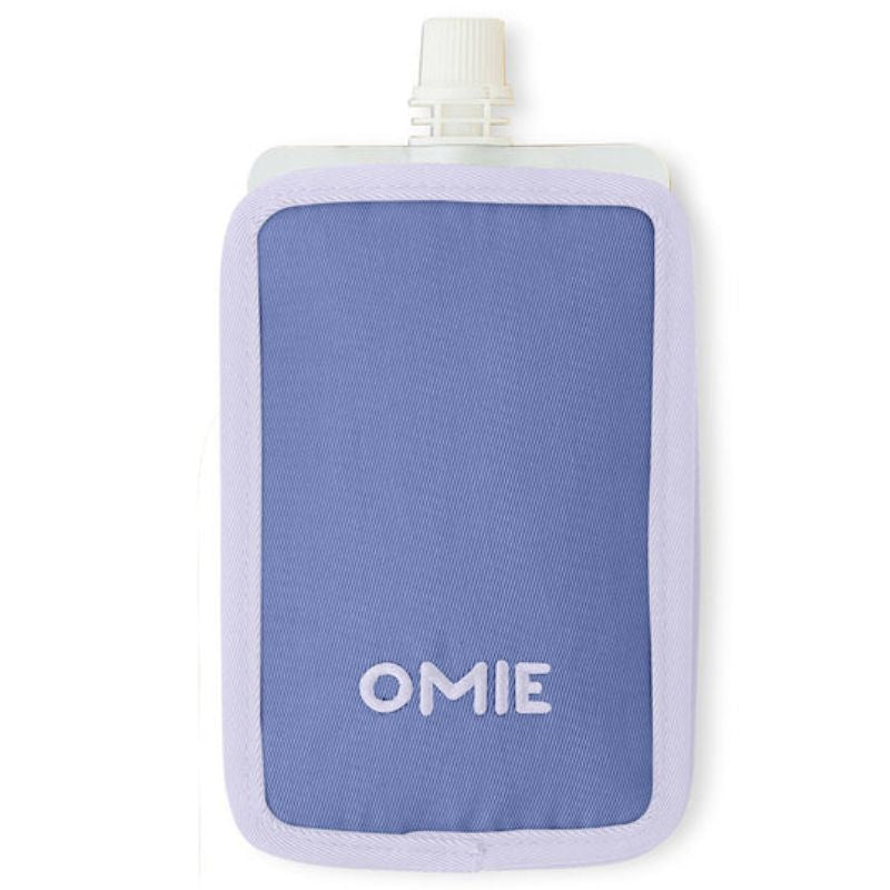 Omie OmieChill freezable food pouch - Purple.