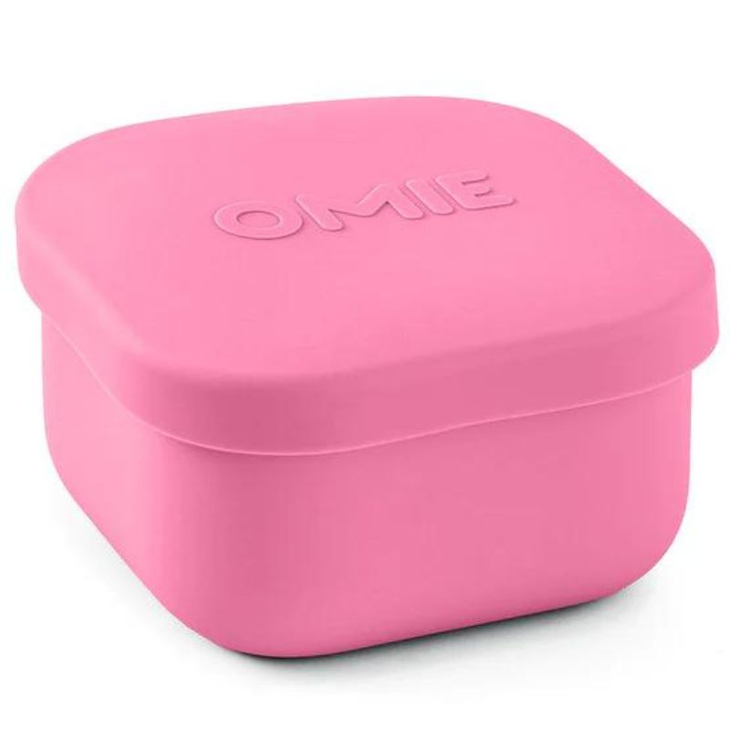 Omie OmieSnack silicone container 280ml - Pink.