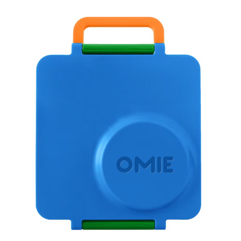 Omiebox V2 leak proof bento lunch box with a thermos food jar - in Monster Blue.