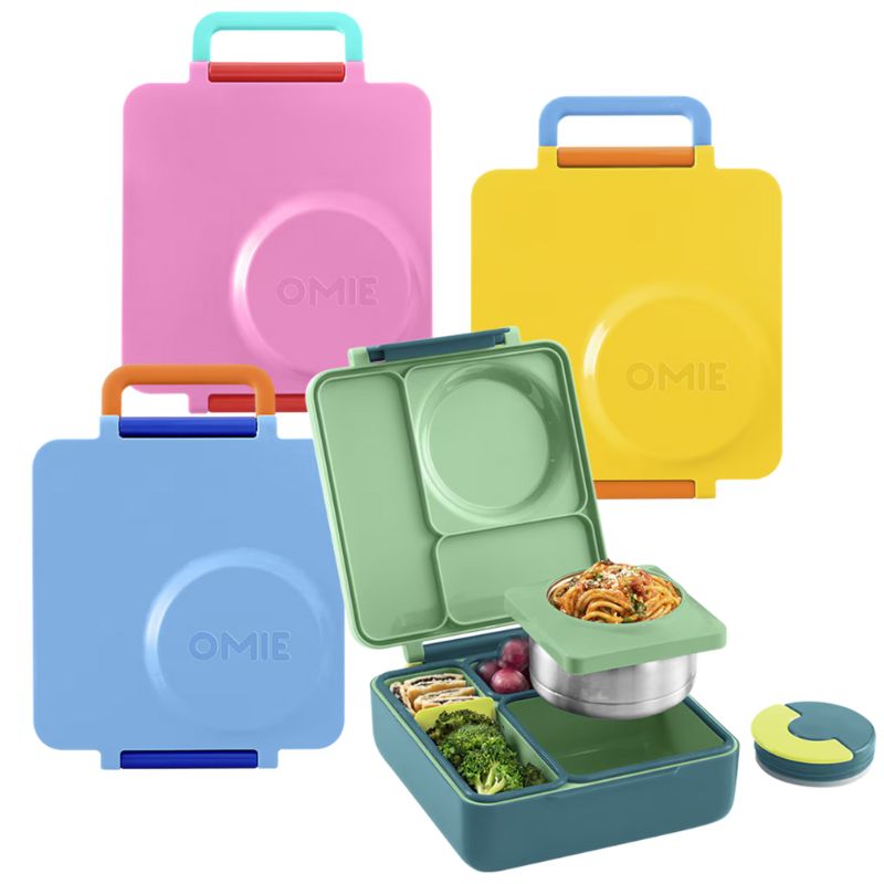 Omiebox V2 leak proof bento lunch box with a thermos food jar -mix photo.