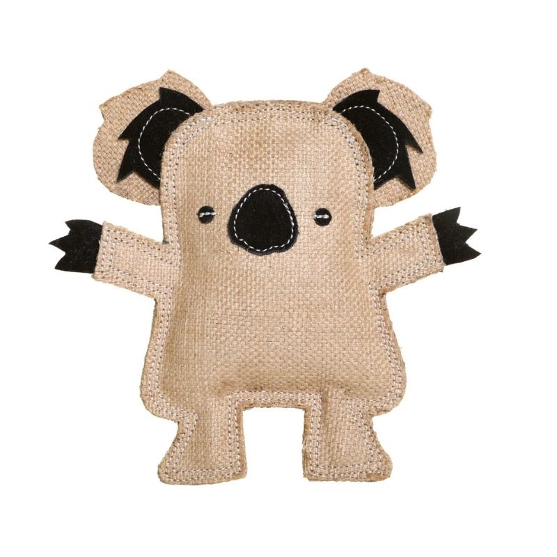 Outback Tails Jute Animal Dog Toy - Kevin the Koala.