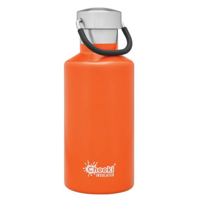 Cheeki Classic insulated stainless steel bottles - 400ml in Orange.