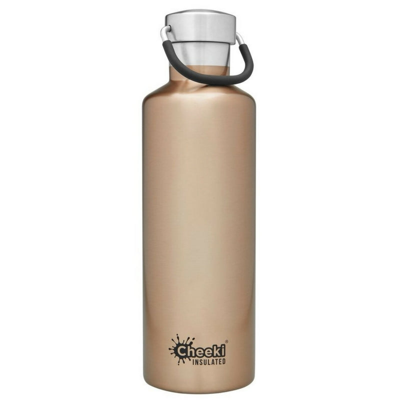 Cheeki Classic insulated stainless steel bottles - 600ml in Champagne.
