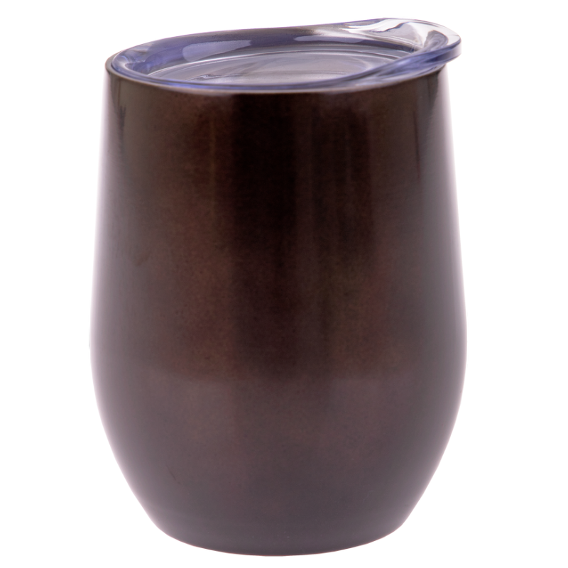 330ml Oasis double walled wine sippy tumbler with lid -  Smoke.