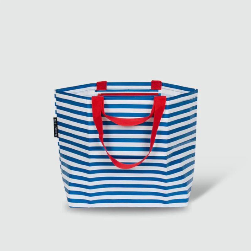 Project Ten Medium Tote - Breton Stripe. 