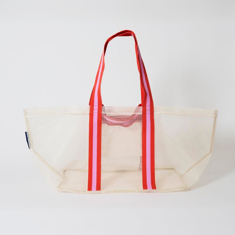 Project Ten Mesh oversized tote - Ecru.
