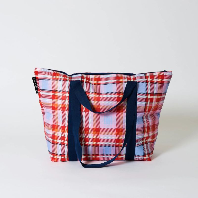 Project Ten Zip Medium Tote - Tartan.