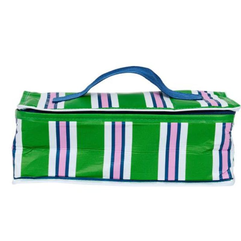Project Ten Takeaway bag - insulated lunch bag in Cabana Stripe design.
