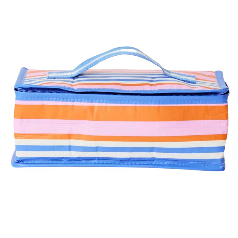 Project Ten Takeaway bag - insulated lunch bag in Capri Stripe design.