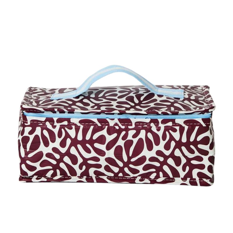 Project Ten Takeaway bag - insulated lunch bag in Coral design.