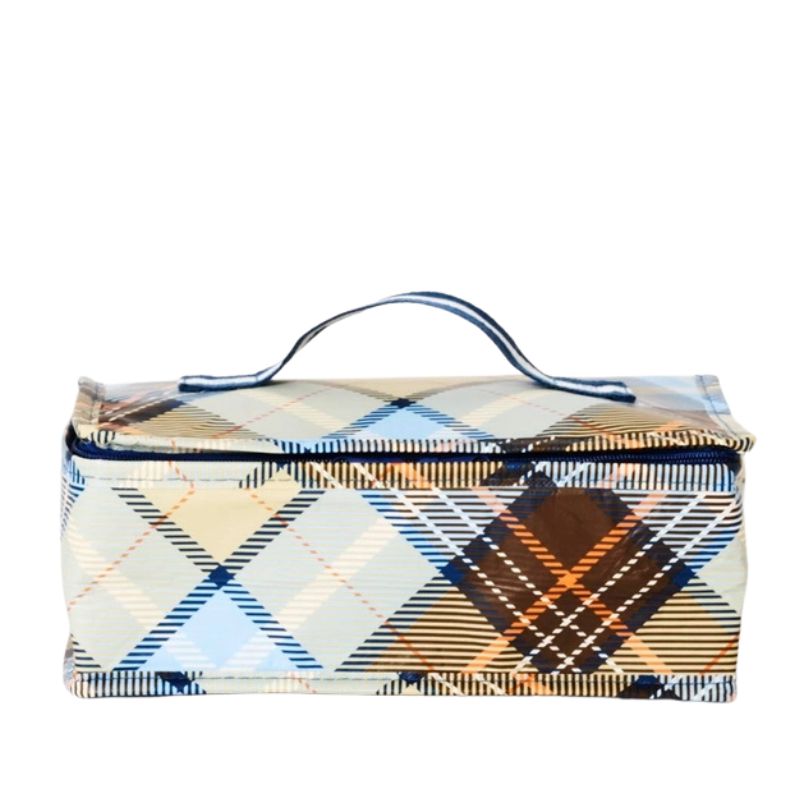 Project Ten Takeaway bag - insulated lunch bag in Country Plaid design.