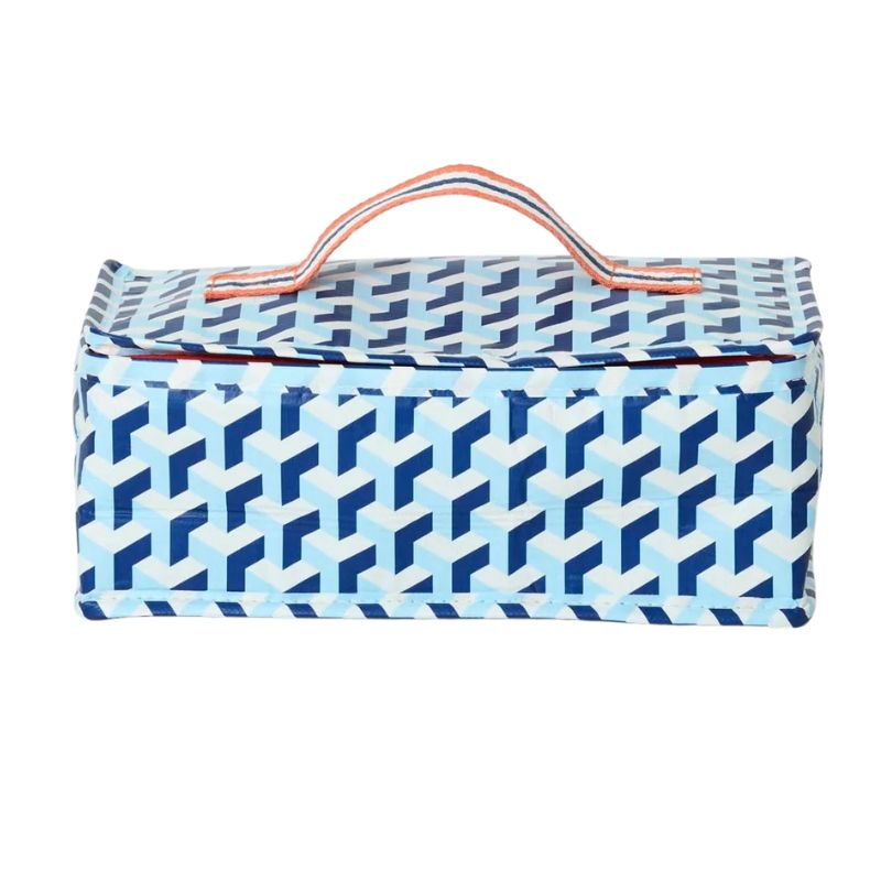 Project Ten Takeaway bag - insulated lunch bag in Maze design.