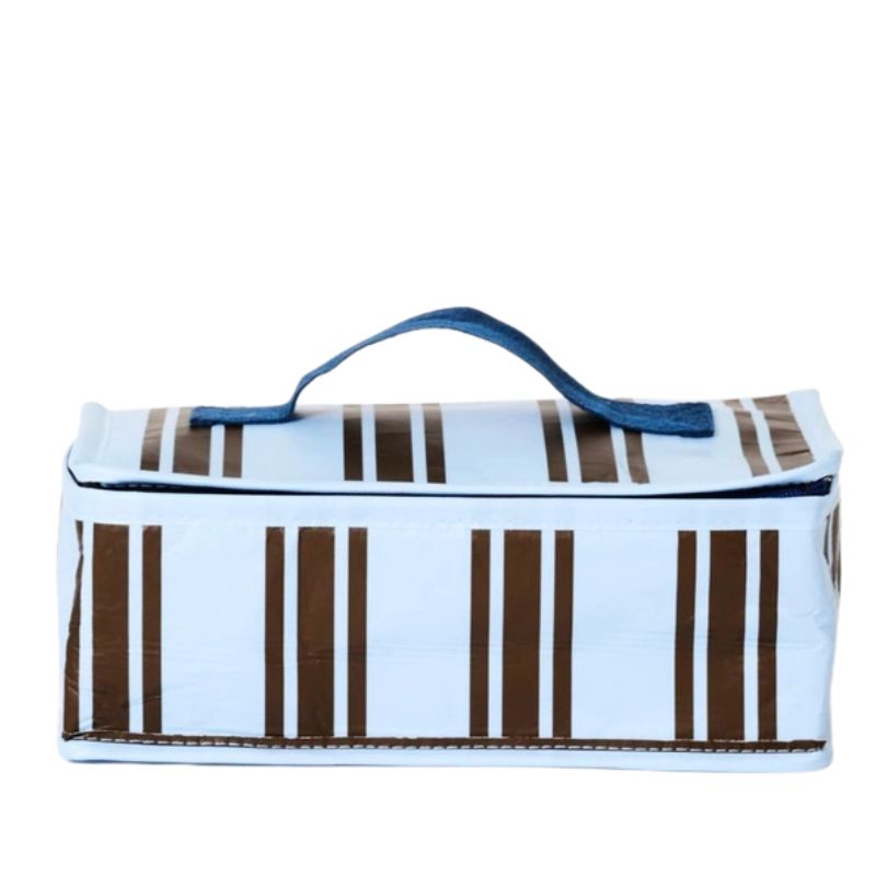 Project Ten Takeaway bag - insulated lunch bag in Oxford Stripe design.