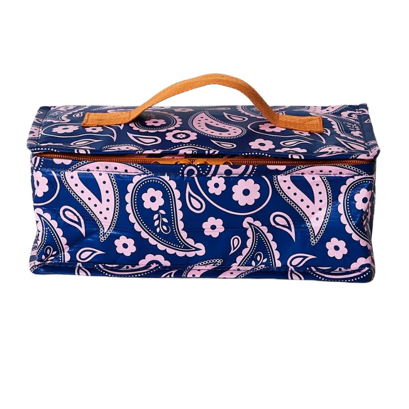 Project Ten Takeaway bag - insulated lunch bag in Paisley design.