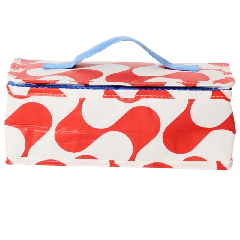 Project Ten Takeaway bag - insulated lunch bag in Red Ripple design.
