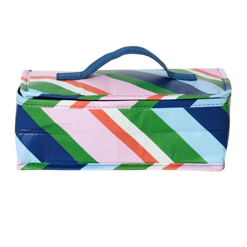 Project Ten Takeaway bag - insulated lunch bag in Rugby Strip design.