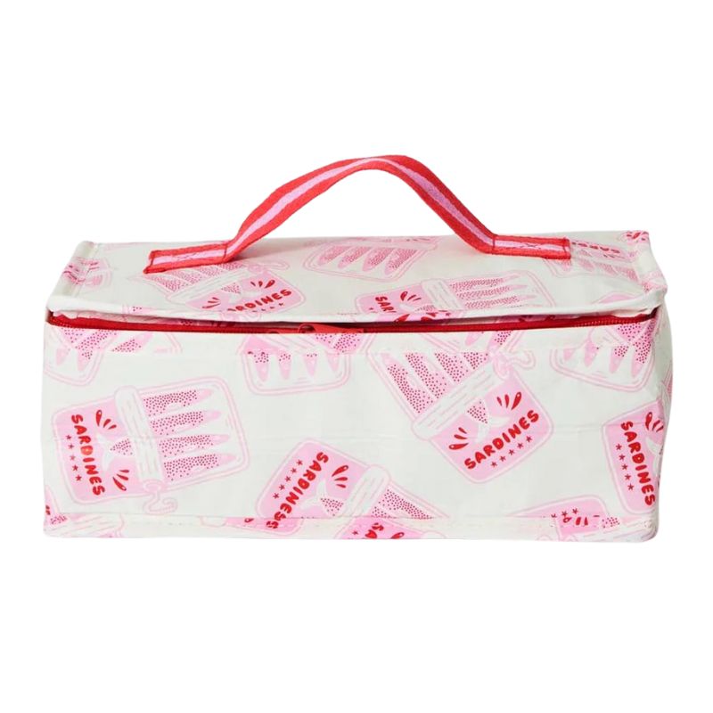 Project Ten Takeaway bag - insulated lunch bag in Sardine design.