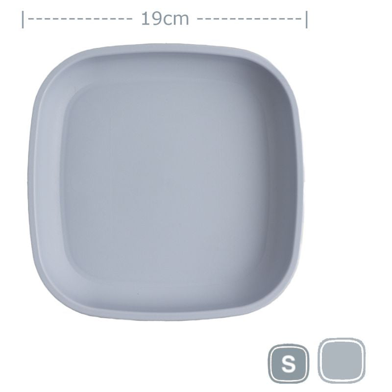 Replay flat small plate - small - 7inch - Grey.