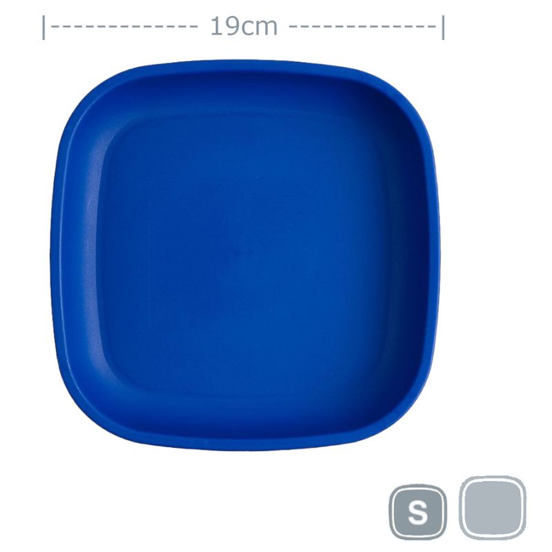 Replay flat small plate - small - 7inch - Navy.