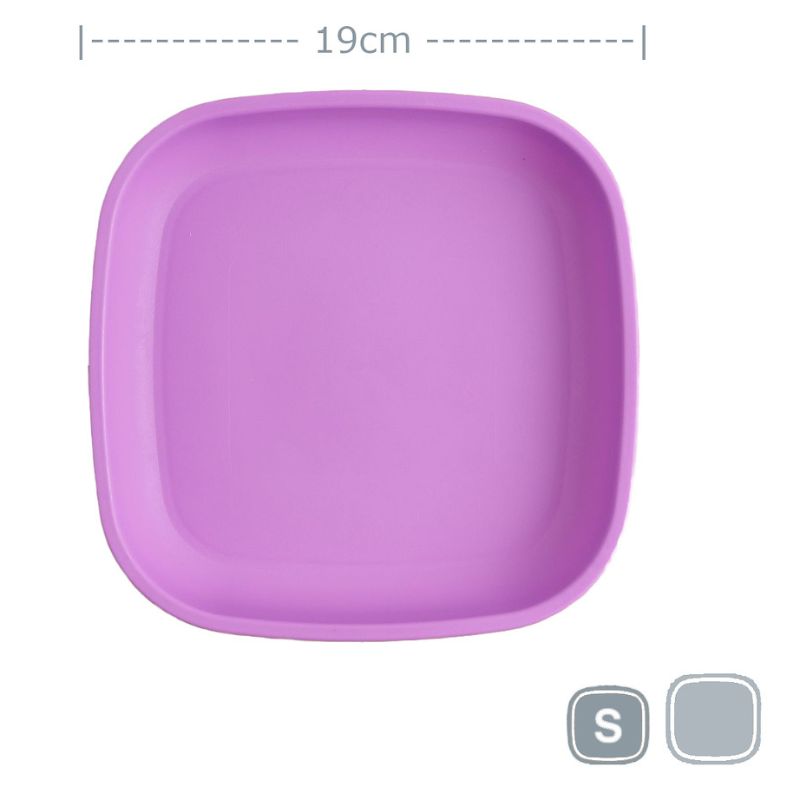 Replay flat small plate - small - 7inch - Purple.