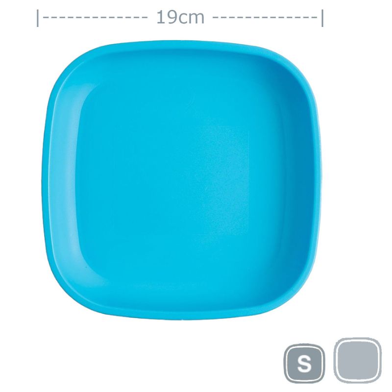 Replay flat small plate - small - 7inch - Sky Blue.