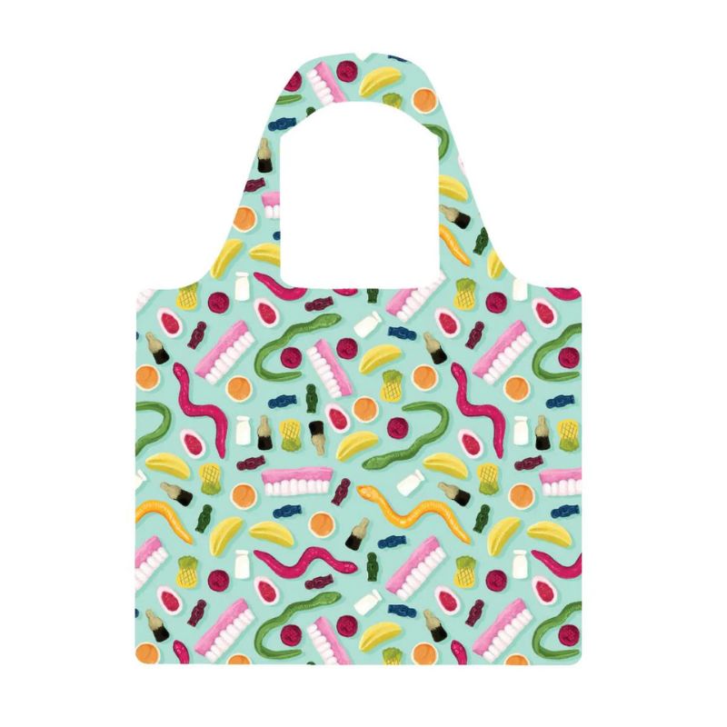 Ruby Olive reusable shopping bag made from recycled plastic bottles - Lolly Jar.