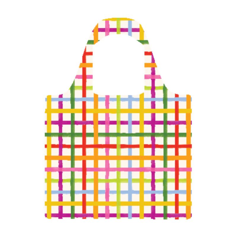 Ruby Olive reusable shopping bag made from recycled plastic bottles - Ready or Not design.  