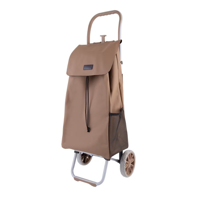 Sachi Cosmo weatherproof shopping trolley - Tan.