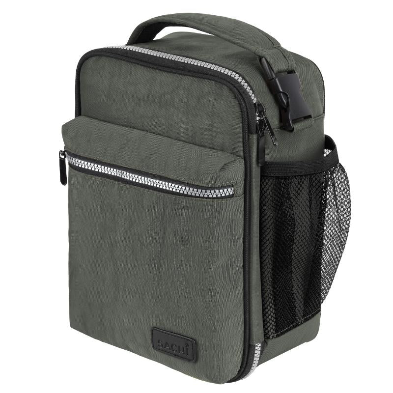 Sachi Explorer insulated lunch bag tote - Steel.