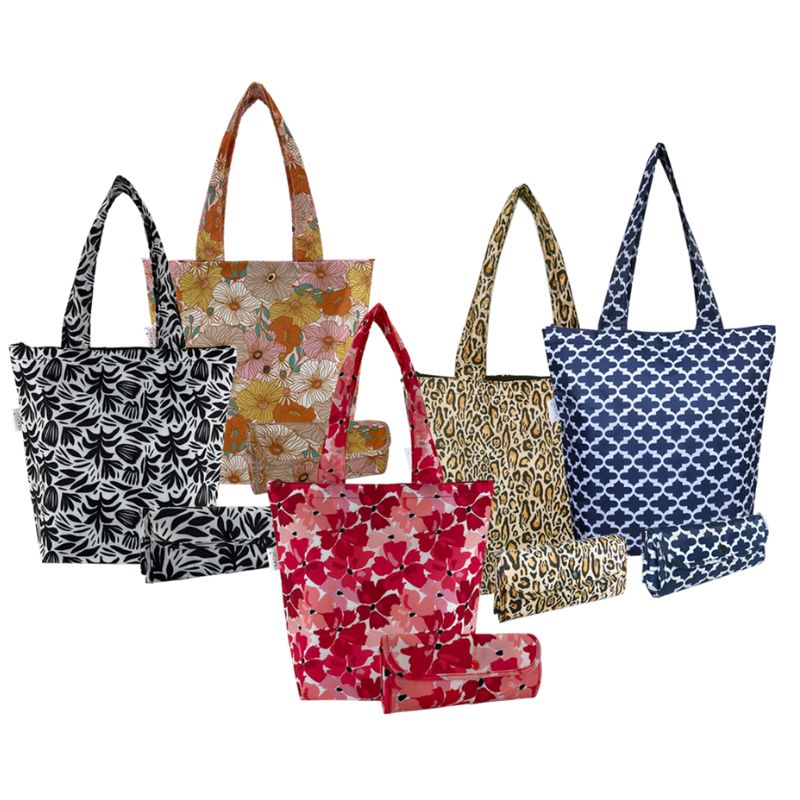 Sachi Insulated Market Tote - mixed new designs incl a few folded. 