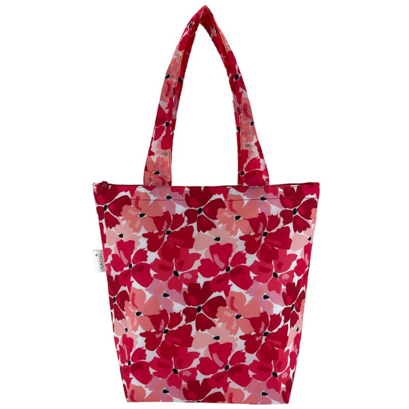 Sachi Insulated Market Tote - Red Poppies.