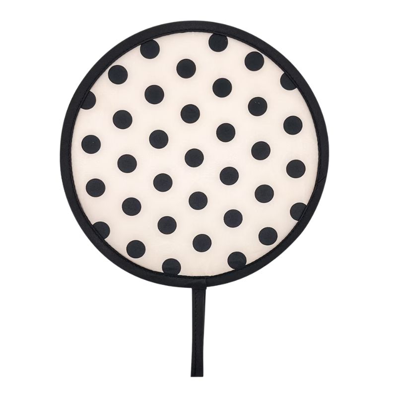 Sachi Pop folding travel fan - Polka Dots.