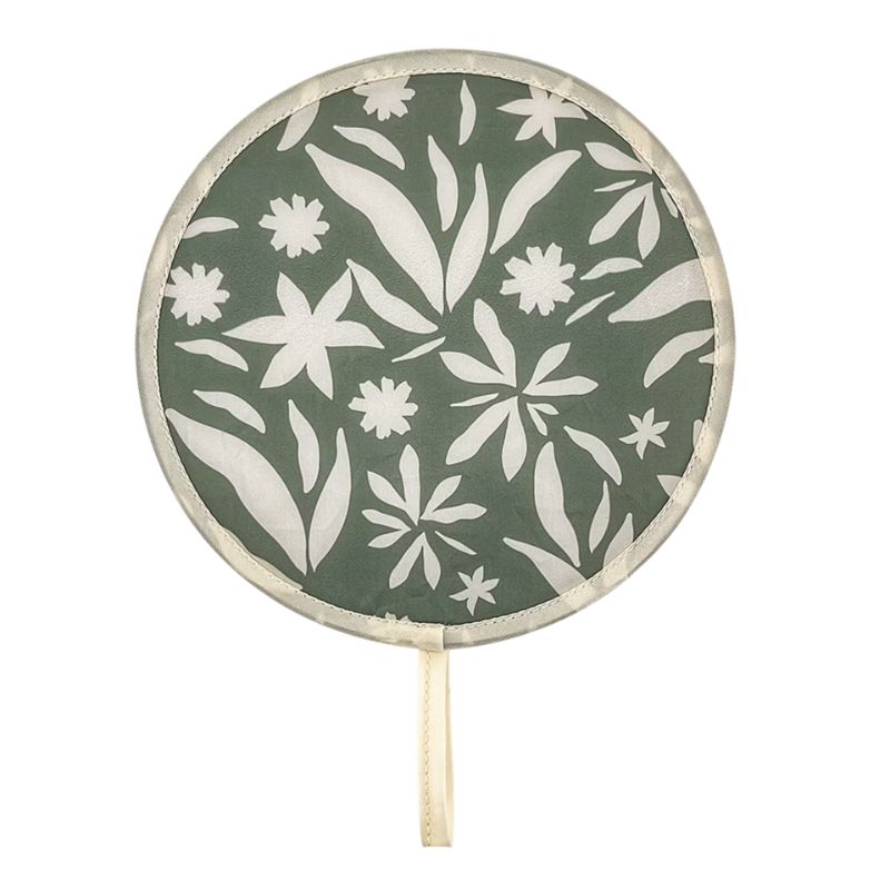 Sachi Pop folding travel fan - Sage Wildflower.