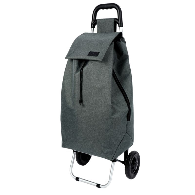 Sachi 'Sprint' shopping trolley - Harlequin - Charcoal Grey.