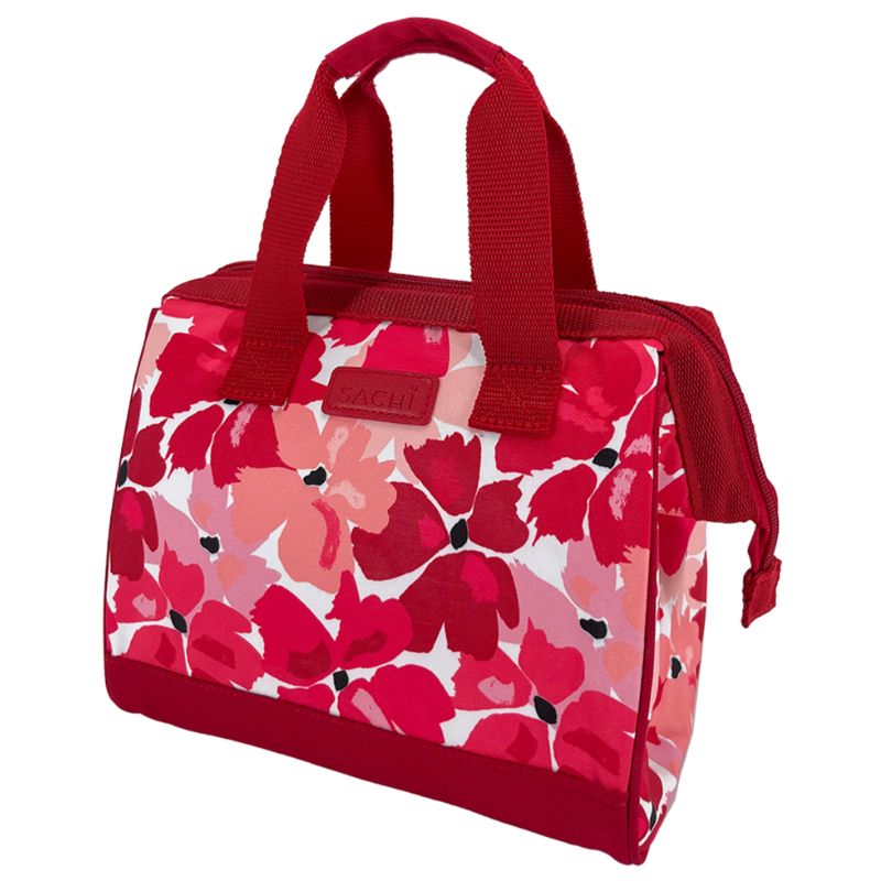 Sachi style 34 insulated lunch bag tote - Red Poppies.