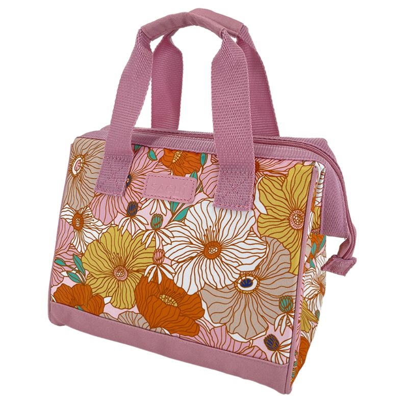 Sachi style 34 insulated lunch bag tote - Retro Floral.