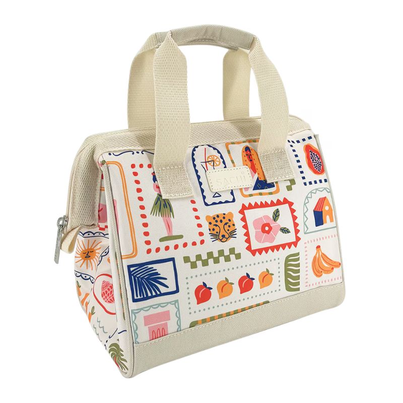 Sachi style 34 insulated lunch bag tote - Summer Escape.